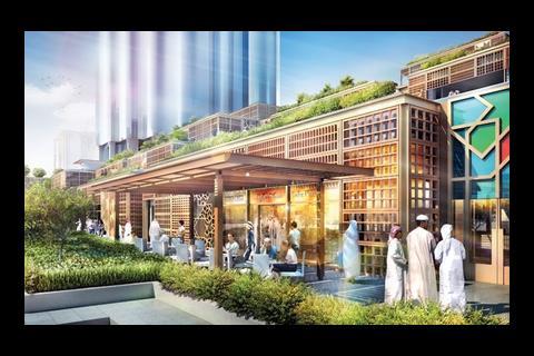 Central Market is a mixed-use development in the centre of Abu Dhabi. It will have luxury apartments, hotels and offices, shops, a traditional souk, a fire station and bus interchanges